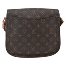LOUIS VUITTON Monogram Saint Cloud GM Shoulder Bag M51242 LV Auth 157352-2