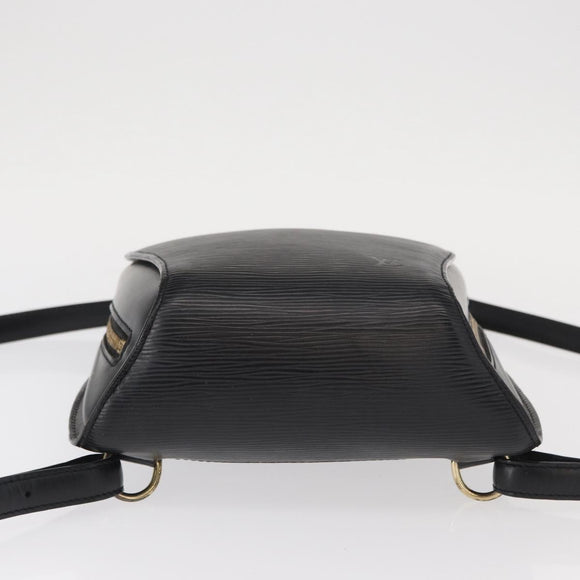 LOUIS VUITTON Epi Mabillon Backpack Black M52232 LV Auth 157356