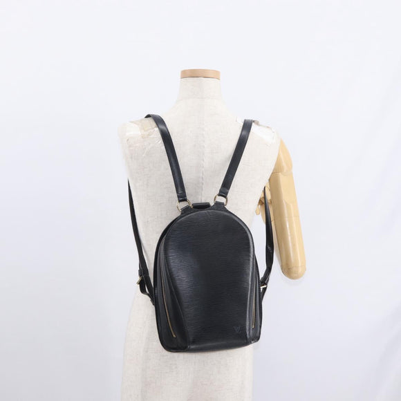 LOUIS VUITTON Epi Mabillon Backpack Black M52232 LV Auth 157356