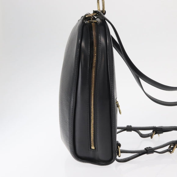 LOUIS VUITTON Epi Mabillon Backpack Black M52232 LV Auth 157356