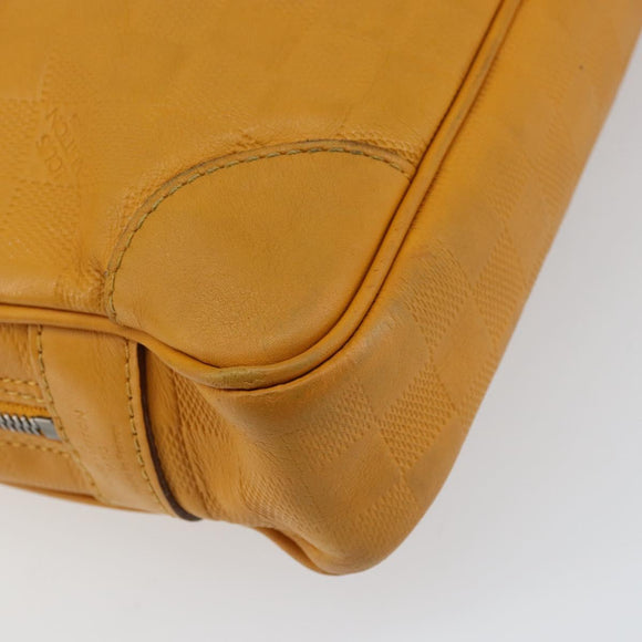 LOUIS VUITTON Damier Infini Porte Documents Voyage Bag Solar N41218 Auth 157359