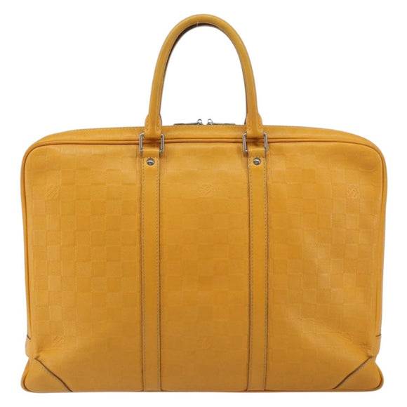 LOUIS VUITTON Damier Infini Porte Documents Voyage Bag Solar N41218 Auth 157359