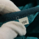 PRADA Backpack Nylon Turquoise Blue Silver Auth 157362V-11