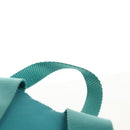 PRADA Backpack Nylon Turquoise Blue Silver Auth 157362V-14