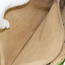 CELINE Boogie Bag Suede Gold Light green Auth 157363-22