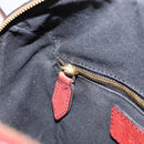 BURBERRY Nova Check Hand Bag Canvas Leather 2way Beige Gold Auth 157364-24