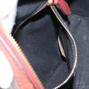 BURBERRY Nova Check Hand Bag Canvas Leather 2way Beige Gold Auth 157364-25