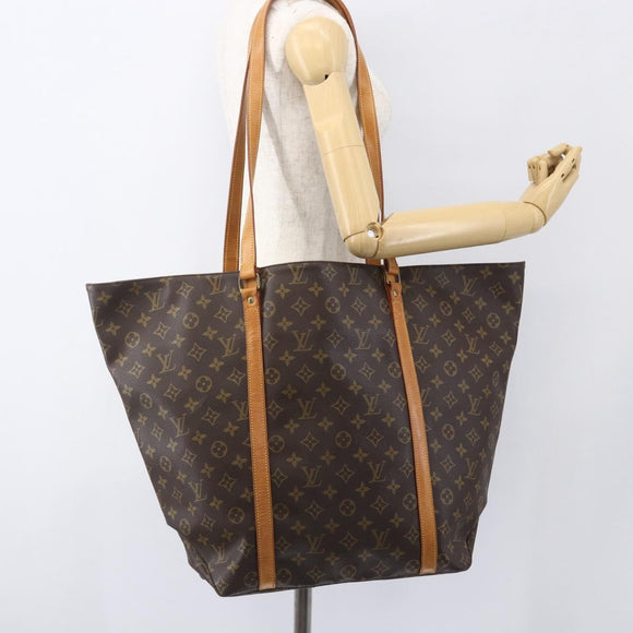 LOUIS VUITTON Monogram Sac Shopping GM Tote Bag M51110 LV Auth 157368