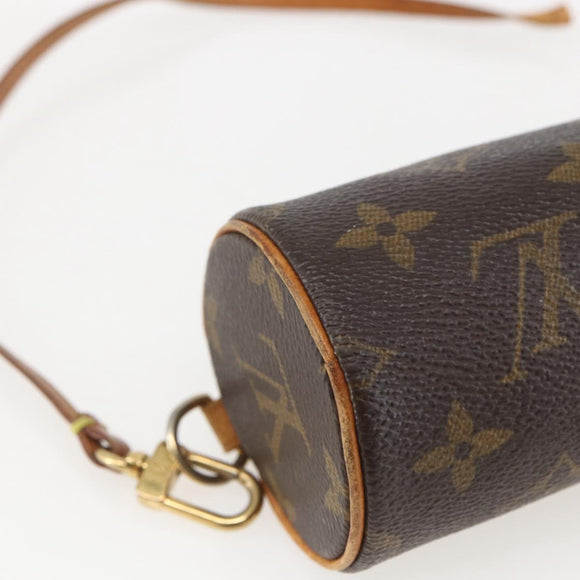 LOUIS VUITTON Monogram Papillon Buideltje LV Auth 157370