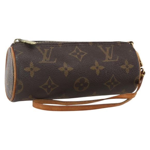 LOUIS VUITTON Monogram Papillon Buideltje LV Auth 157370