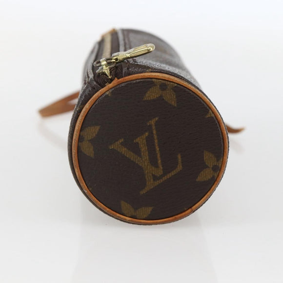 LOUIS VUITTON Monogram Papillon Buideltje LV Auth 157370
