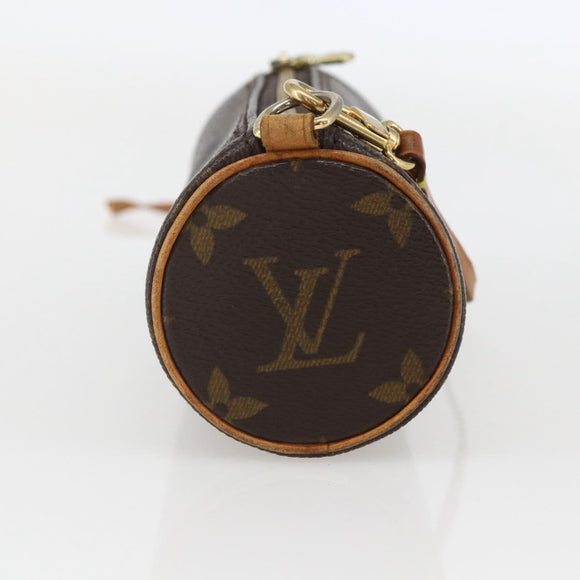 LOUIS VUITTON Monogram Papillon Buideltje LV Auth 157370