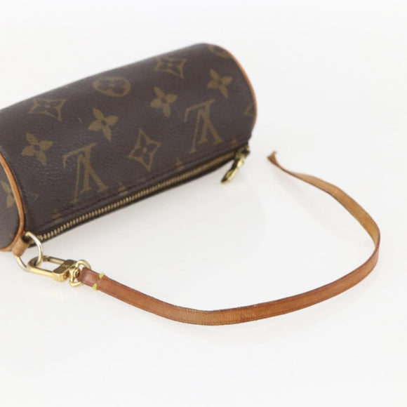 LOUIS VUITTON Monogram Papillon Pouch LV Auth 157370