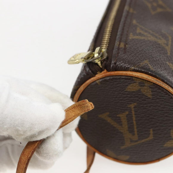 LOUIS VUITTON Monogram Papillon Buideltje LV Auth 157370