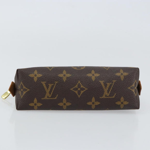 LOUIS VUITTON Monogram Pochette Cosmetic PM Pouch M43998 LV Auth 157374