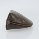 LOUIS VUITTON Monogram Trousse Demi Ronde Cosmetic Pouch M47520 LV Auth 157375-3