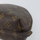 LOUIS VUITTON Monogram Trousse Demi Ronde Cosmetic Pouch M47520 LV Auth 157375-7