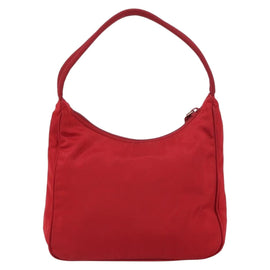 PRADA Hand Pouch Nylon Red Auth 157376 - 0