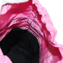 PRADA Hand Bag Nylon Leather 2way Pink Black Auth 157377-29