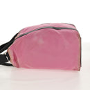 PRADA Hand Bag Nylon Leather 2way Pink Black Auth 157377-5