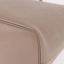 Salvatore Ferragamo Vala Tote Bag Leather Gold Pink Beige Auth 157381-12