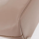 Salvatore Ferragamo Vala Tote Bag Leather Gold Pink Beige Auth 157381-13