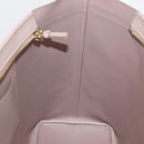 Salvatore Ferragamo Vala Tote Bag Leather Gold Pink Beige Auth 157381-19