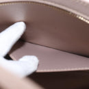 Salvatore Ferragamo Vala Tote Bag Leather Gold Pink Beige Auth 157381-21