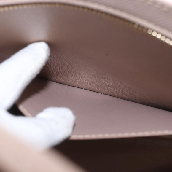 Salvatore Ferragamo Vala Tote Bag Leather Gold Pink Beige Auth 157381