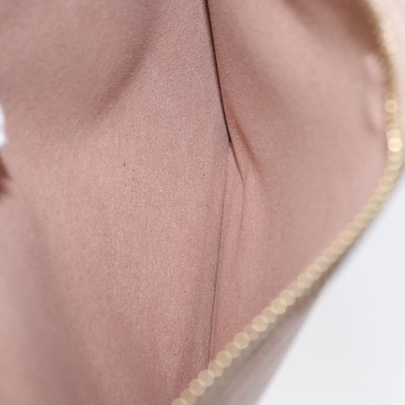 Salvatore Ferragamo Vala Tote Bag Leather Gold Pink Beige Auth 157381