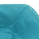 HERMES Panier Plage PM Hand Bag Canvas Light Blue Silver Auth 157382-25