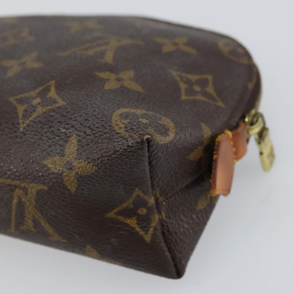 LOUIS VUITTON Monogram Pochette Cosmetic PM Pouch M43998 LV Auth 157384