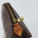 LOUIS VUITTON Monogram Pochette Cosmetic PM Pouch M43998 LV Auth 157384-8