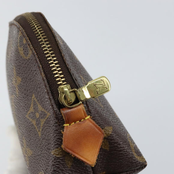 LOUIS VUITTON Monogram Pochette Cosmetic PM Pouch M43998 LV Auth 157384