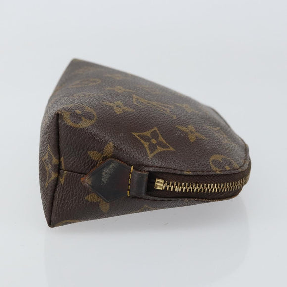 LOUIS VUITTON Monogram Pochette Cosmetic PM Pouch M43998 LV Auth 157384