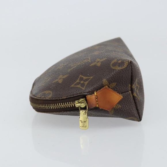 LOUIS VUITTON Monogram Pochette Cosmetic PM Pouch M43998 LV Auth 157384