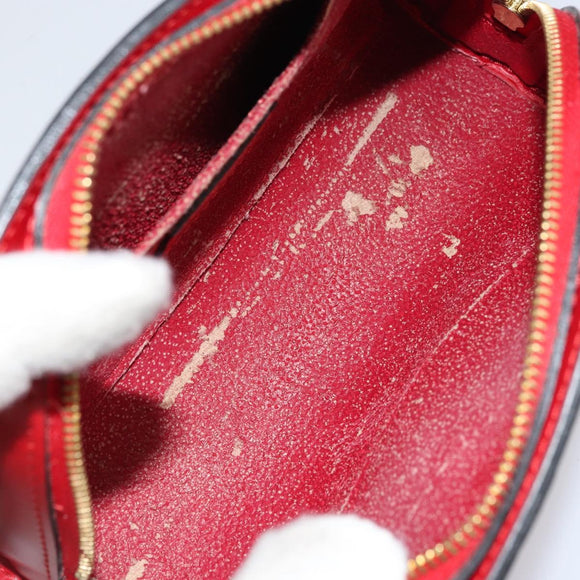 LOUIS VUITTON Epi Dauphine PM Pouch Castilian Red M48447 LV Auth 157386