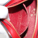 LOUIS VUITTON Epi Dauphine PM Pouch Castilian Red M48447 LV Auth 157386-17