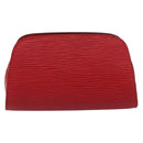 LOUIS VUITTON Epi Dauphine PM Pouch Castilian Red M48447 LV Auth 157386-3