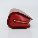 LOUIS VUITTON Epi Dauphine PM Pouch Castilian Red M48447 LV Auth 157386-4