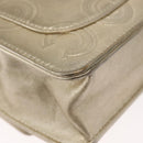CHANEL Chain Shoulder Bag Lamb Skin Gold CC Auth 157390SAV-9