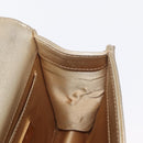 CHANEL Chain Shoulder Bag Lamb Skin Gold CC Auth 157390SAV-24
