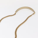 CHANEL Chain Shoulder Bag Lamb Skin Gold CC Auth 157390SAV-15