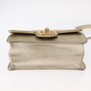CHANEL Chain Shoulder Bag Lamb Skin Gold CC Auth 157390SAV-6
