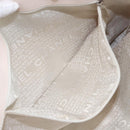 CHANEL Tote Bag Canvas Pink Silver CC Auth 157397V-19