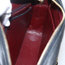 CHANEL Matelasse Chain Shoulder Bag Lamb Skin Black Gold CC Auth 157399A-19