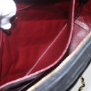 CHANEL Matelasse Chain Shoulder Bag Lamb Skin Black Gold CC Auth 157399A-20