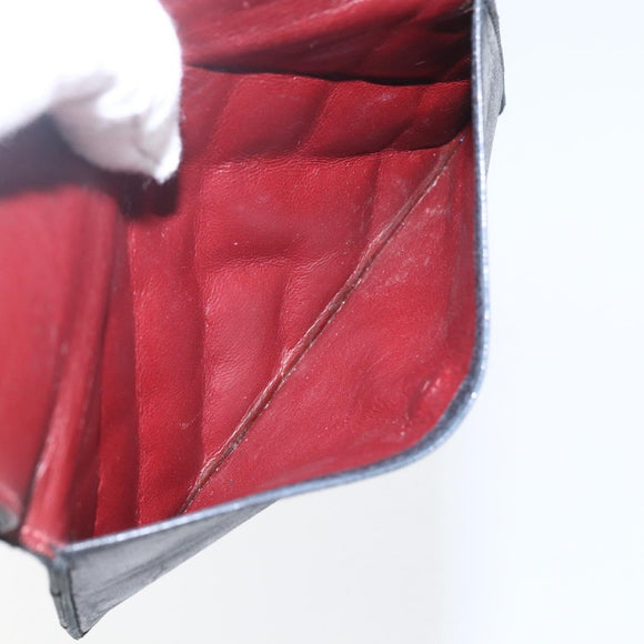 CHANEL Matelasse Chain Shoulder Bag Lamb Skin Black Gold CC Auth 157399A