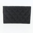 CHANEL Matelasse Chain Shoulder Bag Lamb Skin Black Gold CC Auth 157399A-28