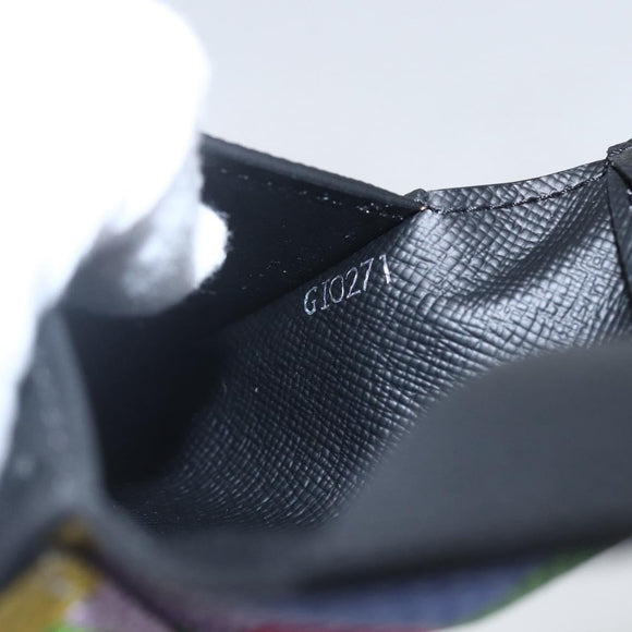 LOUIS VUITTON Damier Graffiti 3D Organizer De Poch Case N60432 LV Auth 157415SM